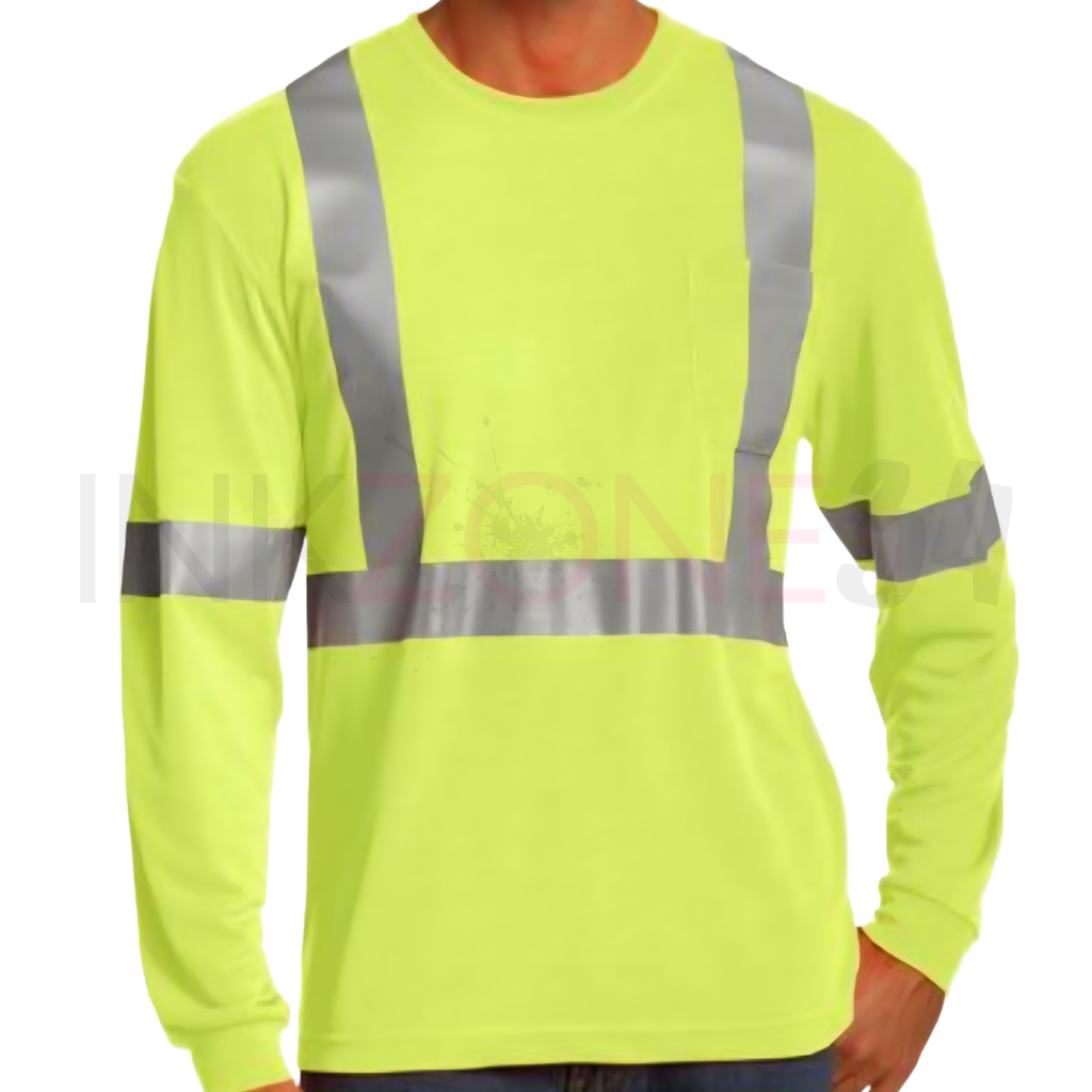 Cornerstone CS401LS ANSI 107 Class 2 Safety Shirt (150 g)