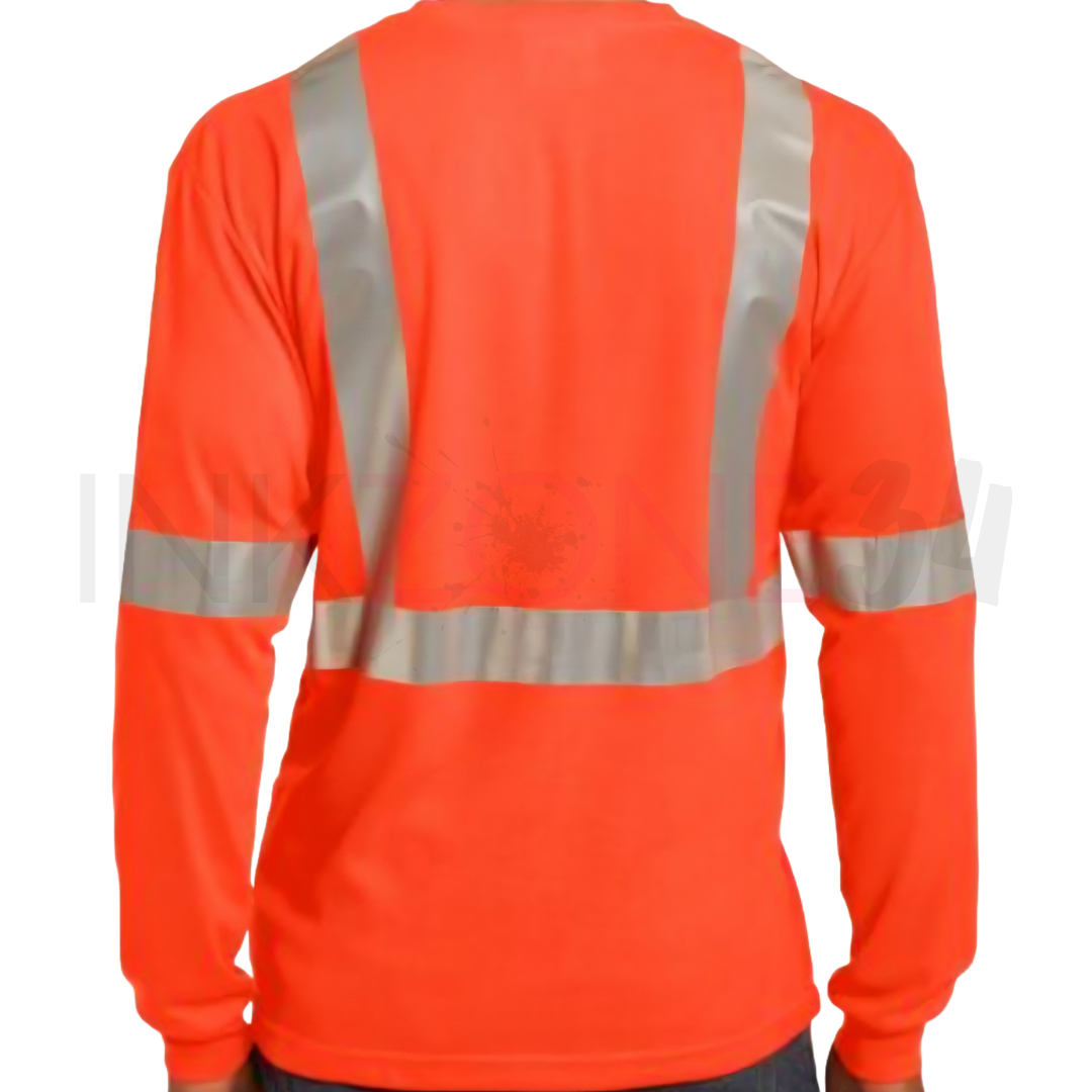 Cornerstone CS401LS ANSI 107 Class 2 Safety Shirt (150 g)