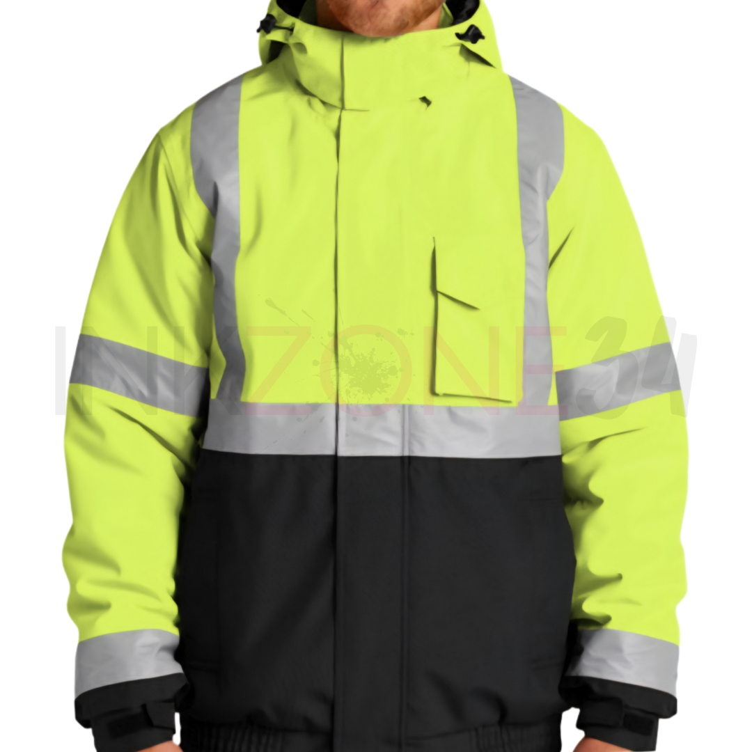 Cornerstone CSJ500 ANSI 107 Class 3 Bomber Jacket Economical, waterproof, and insulated, 145g