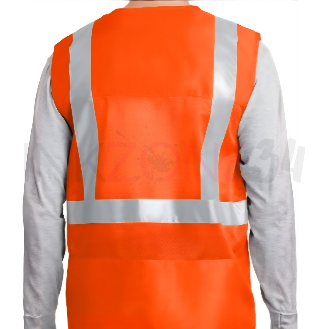 Cornerstone CSV405 ANSI 107 Class 2 Safety Vest with Mesh Back